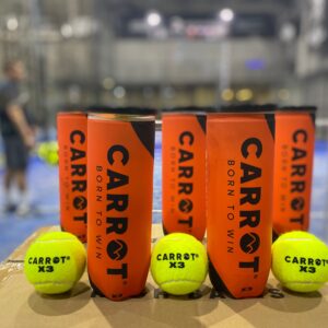 Pelotas de padel tubo x3 Carrot