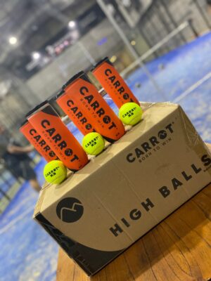 Caja 24 tubos x3 pelotas padel Carrot